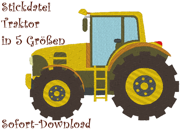 Stickdatei Traktor