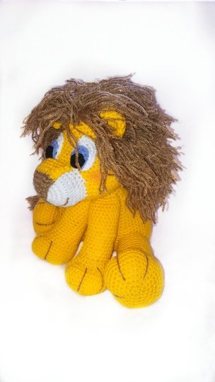 Häkelanleitung amigurumi jack, der löwe PDF english-Deutsch-dutch