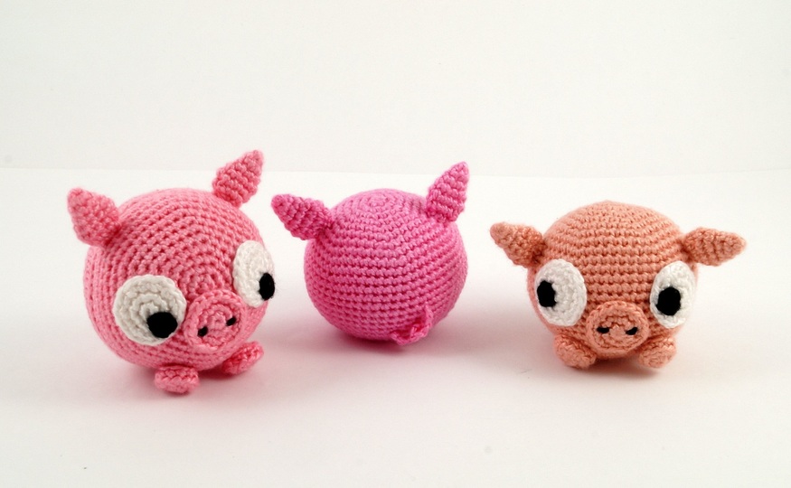 Sparset-H&auml;kelanleitung Mausi und Schweinchen