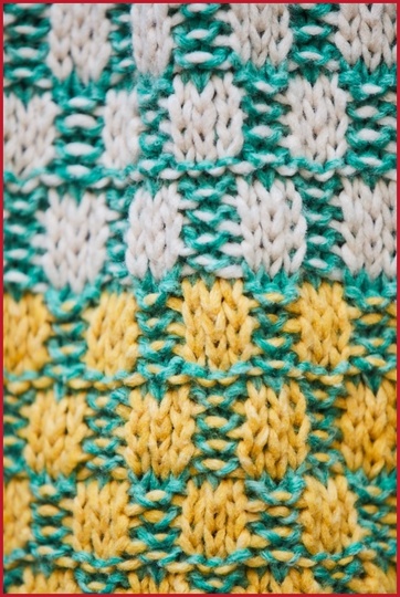 Schal & Mütze "Karo-Style" Stricken aus SHEEP von Woolly Hugs