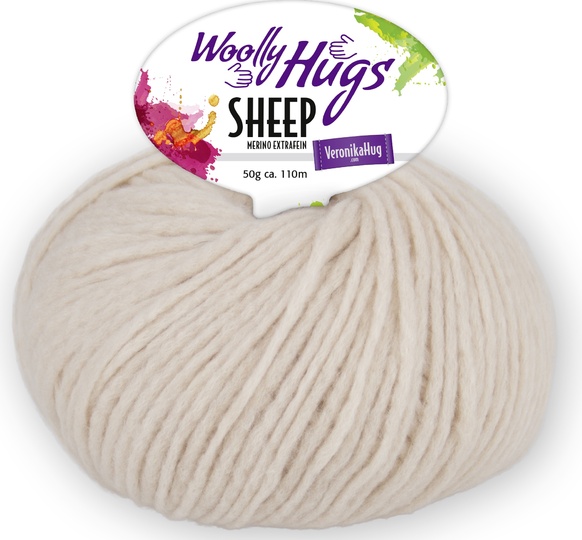 Schal & Mütze "Karo-Style" Stricken aus SHEEP von Woolly Hugs