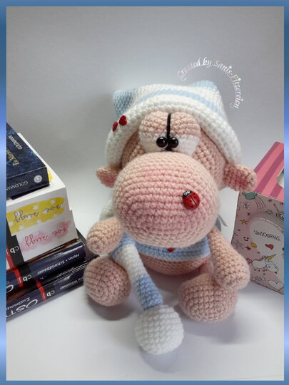 Häkelanleitung Kuschelkumpelchen mit kleinem Popo und großer Nase