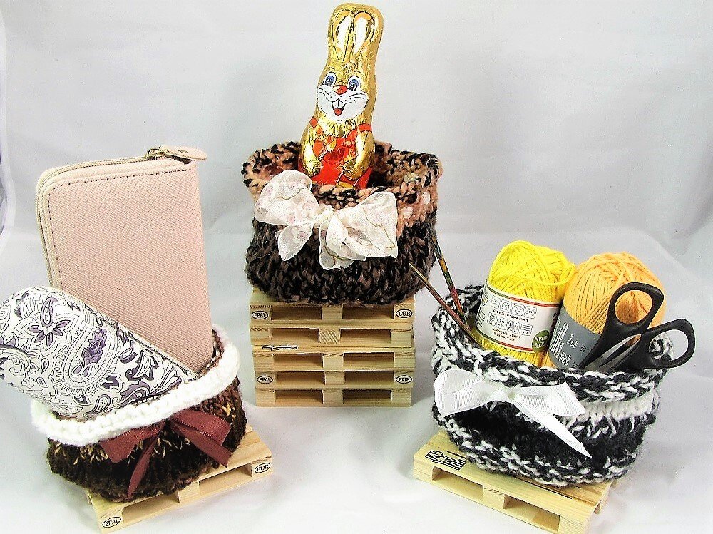 Strickanleitung_     Körbchen Allerlei