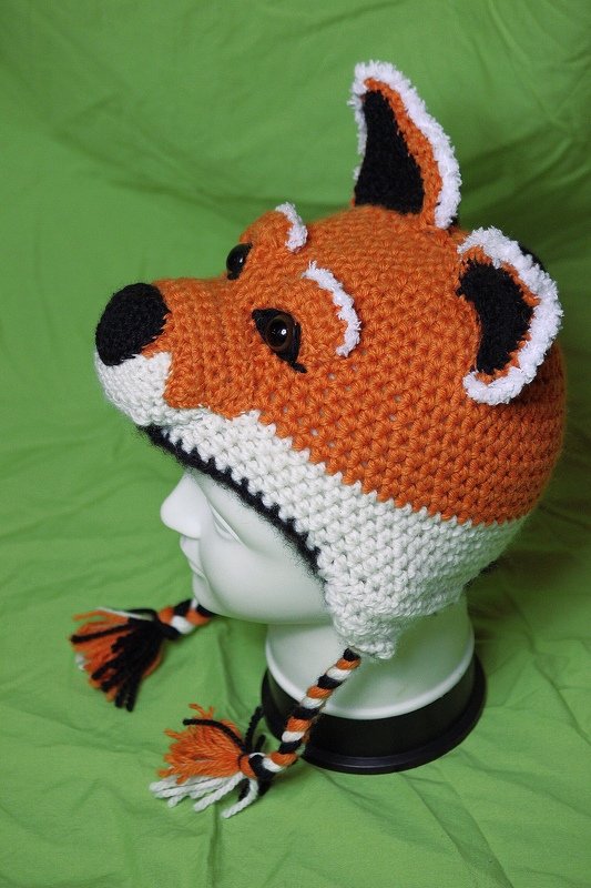 Fox Animalhat Crochet Pattern in 4 sizes - Image 2