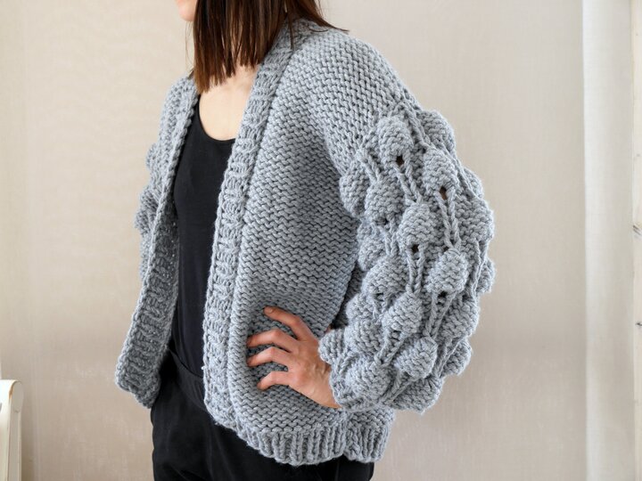 Strickanleitung  - Cardigan BUBBLES - No.194/E