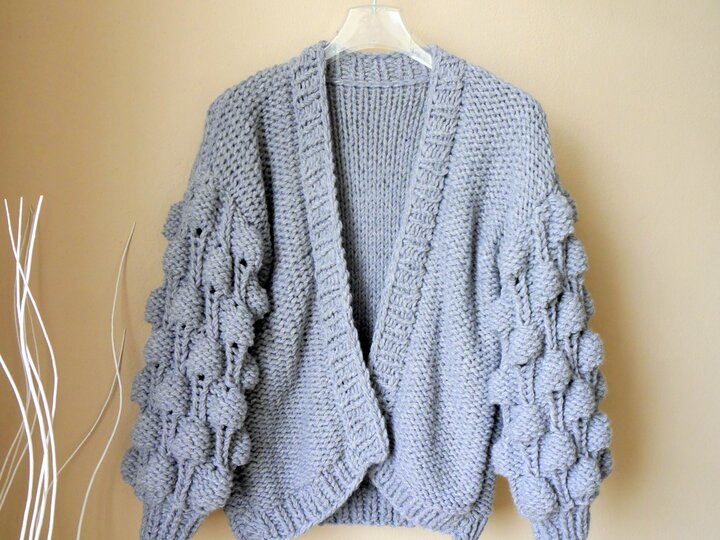 Strickanleitung  - Cardigan BUBBLES - No.194/E
