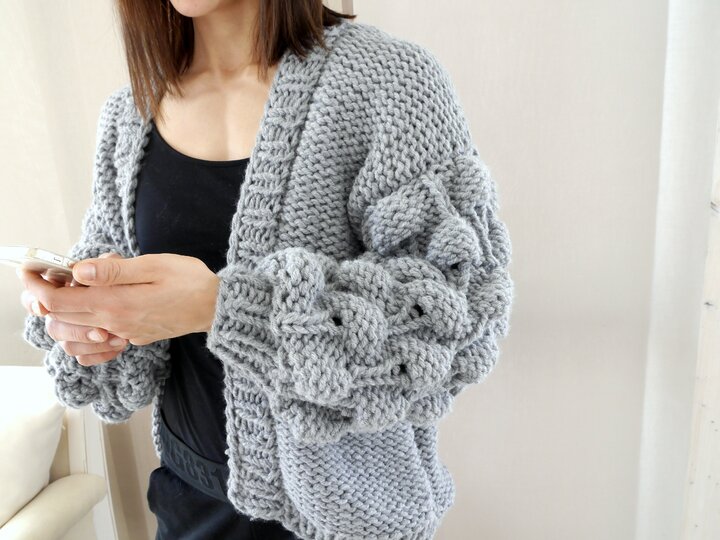 Strickanleitung  - Cardigan BUBBLES - No.194/E