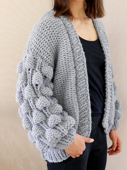 Strickanleitung  - Cardigan BUBBLES - No.194/E