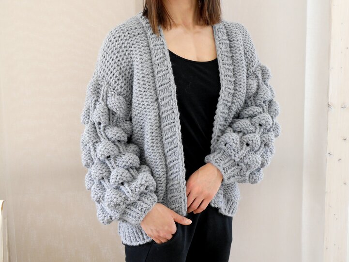Strickanleitung  - Cardigan BUBBLES - No.194/E