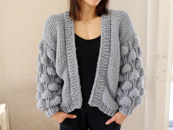 Strickanleitung  - Cardigan BUBBLES - No.194/E