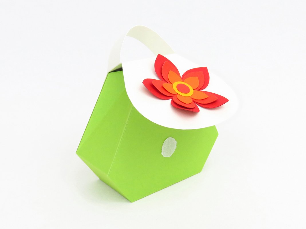 Mini-Geschenktasche – Bastelvorlagen und Anleitung - Bild 3