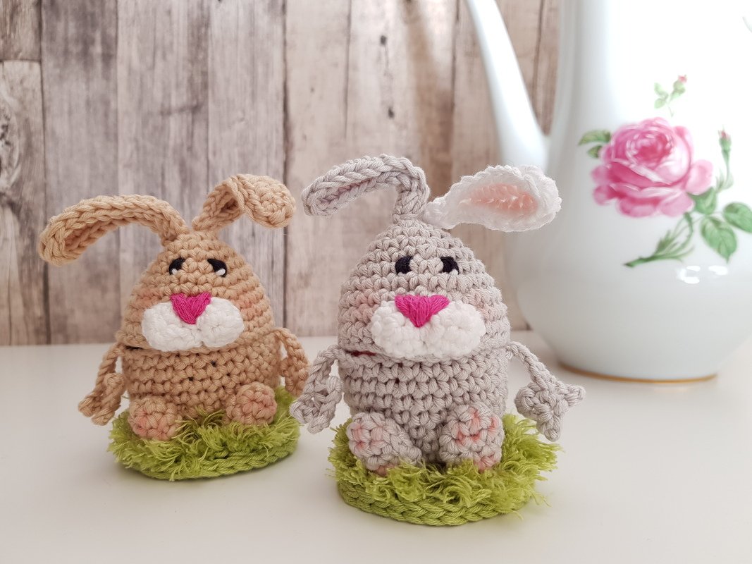 Häkelanleitung witzige Eierwärmer Hase - Bild 13