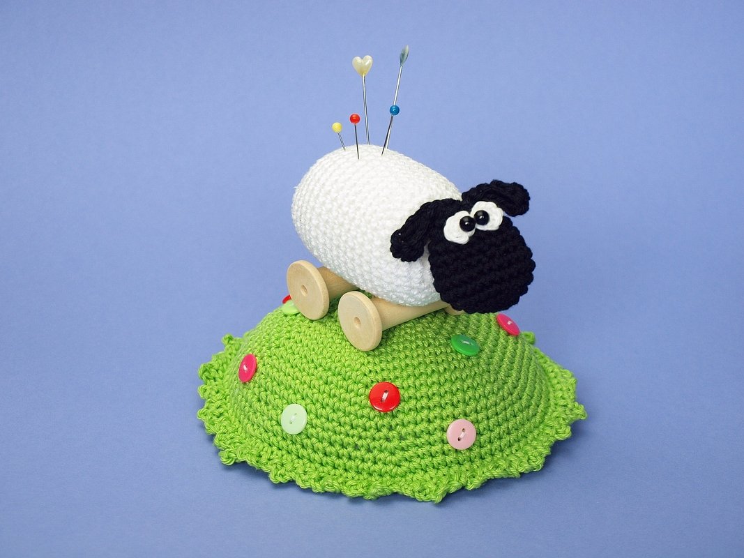 Häkelanleitung Nadelkissen Schafe - PDF Datei - Bild 3