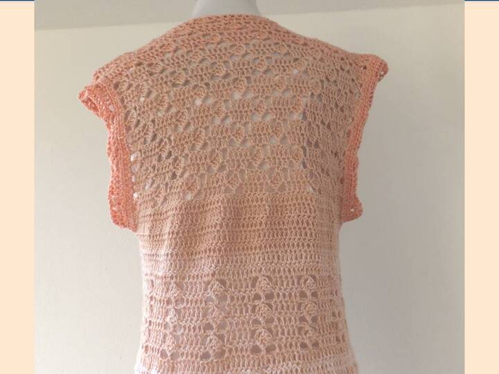 Häkelweste Querbeet für Damen