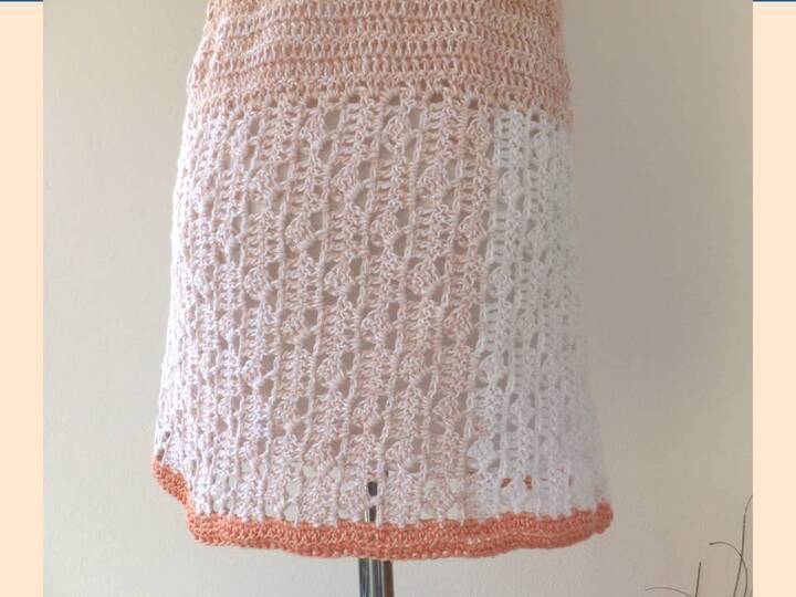 Häkelweste Querbeet für Damen