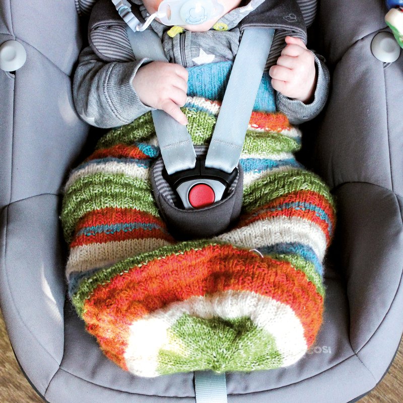 Pucksack/Schlafsack f&uuml;r Babys stricken - Anleitung