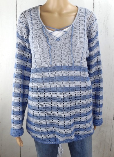 Häkelanleitung Pullover "Jeans"