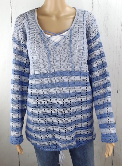 Häkelanleitung Pullover "Jeans"