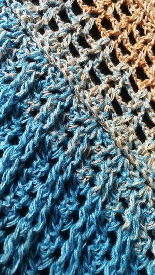 Häkelanleitung Tuch "Himmel & Erde