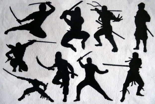 Stickdatei Ninja - Bild 3
