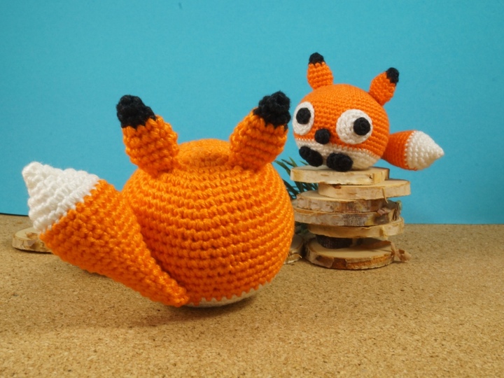 Witziger Fuchs – Häkelanleitung Schlüsselanhänger
