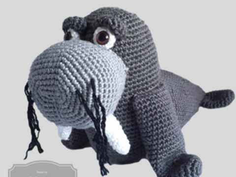 Hakelanleitung Walross amigurumi