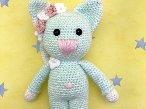 Häkelanleitung Kuschelschnuffelbande Baby Katze Polly, Amigurumi, PDF