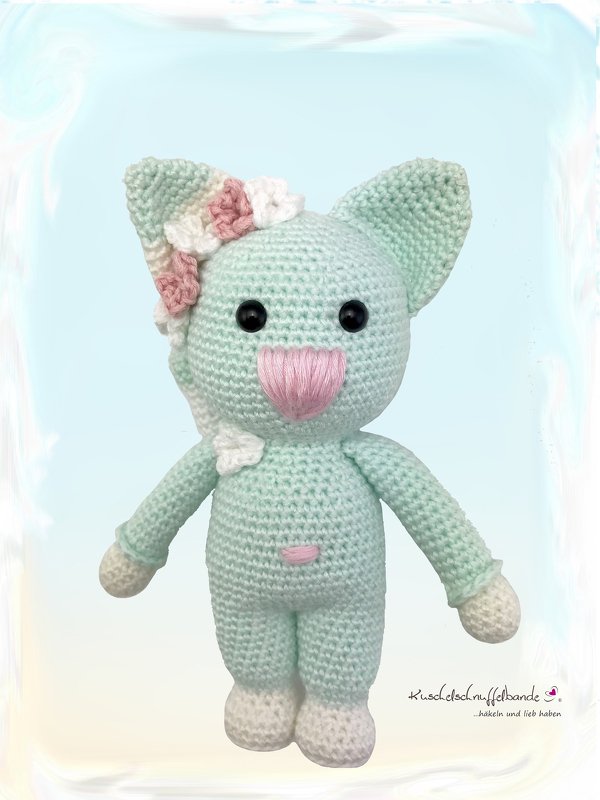 Häkelanleitung Kuschelschnuffelbande Baby Katze Polly, Amigurumi, PDF - Bild 4