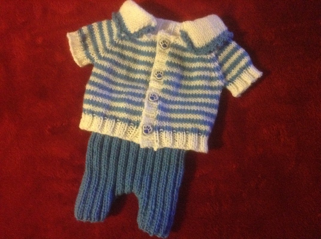 Strickanleitung Sommerset für Puppen Gr. 42/45 - Bild 6