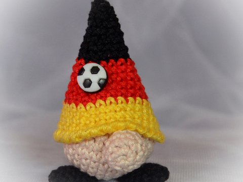 Mini Schlüsselanhänger Wichtel Fußball Bundesliga WM Taschenbaumler Vatertag Schulanfang