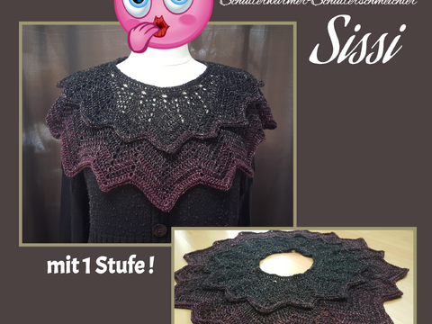 Sternen Schulterschmeichler-Schulterwärmer "Sissi" mit 1Stufe