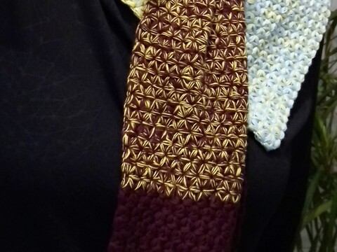 Jasminschal mit Öffnung häkeln