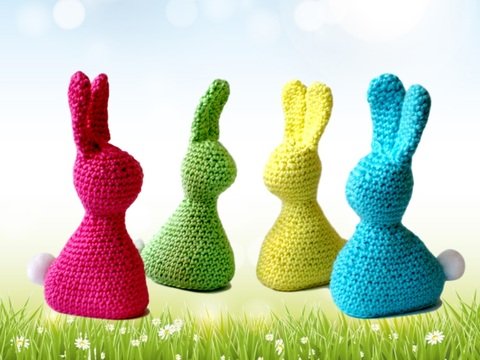 Hasen - Osterhasen - Häkelanleitung