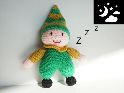 Häkelanleitung  Amigurumi Schlafpüppchen Sleepy