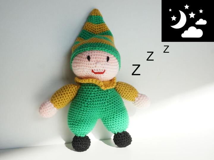 Häkelanleitung  Amigurumi Schlafpüppchen Sleepy