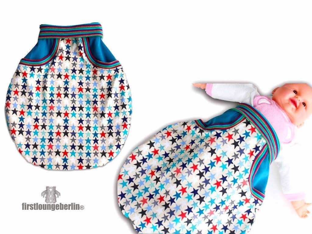 Baby Pucky Pucksack für Babys in 5 Größen 50/56 bis 98/104 Nähanleitung mit Schnittmuster von firstloungeberlin - Bild 2