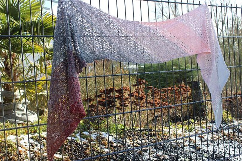 Schal - Tuch "Diagonal" Strick-Anleitung