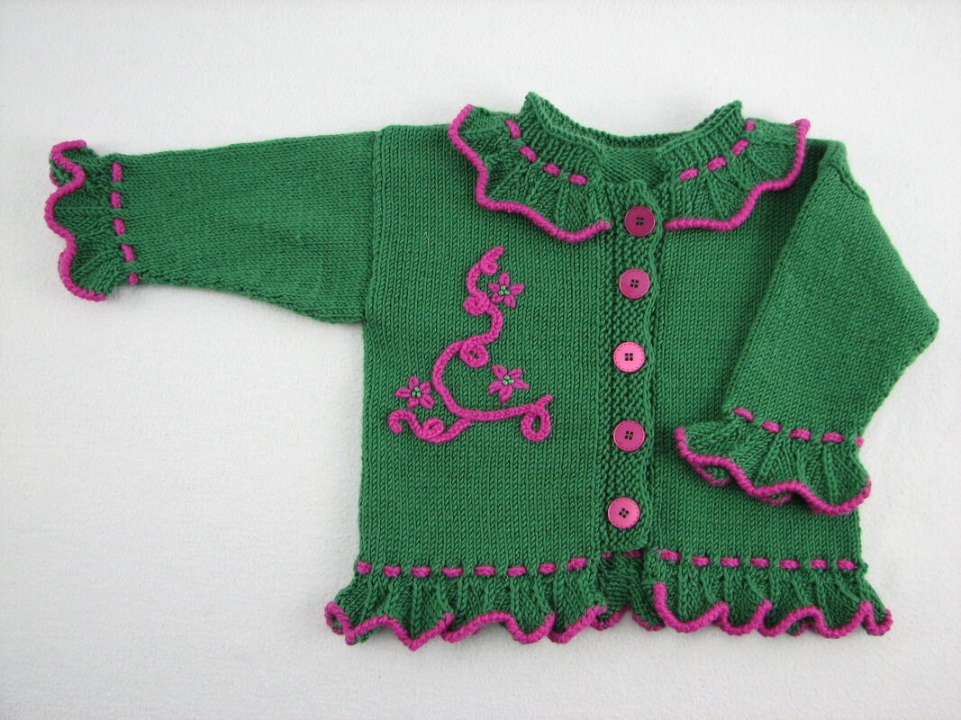 Strickanleitung Baby-/Kleinkinderjacke "Wichtel"