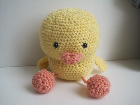 Häkelanleitung "The Fat Duck" Größe 18 cm- perfekt auch für Anfänger