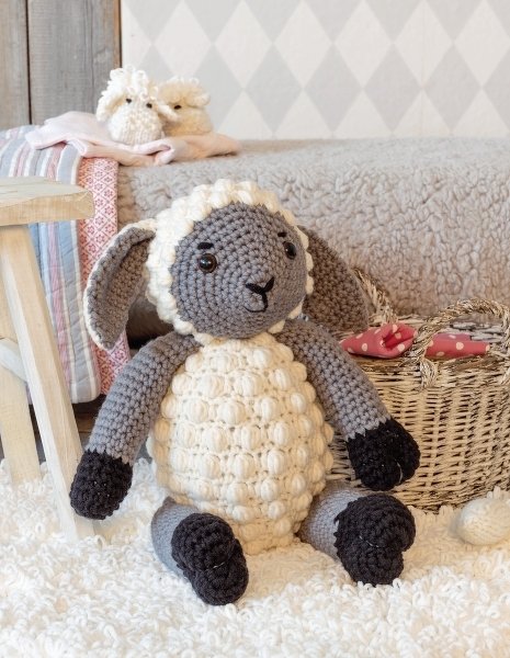 Gehäkelte Kuschelschäfchen: Engelchen und Bengelchen - Bild 3