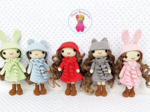 Lockenköpfchen, Amigurumi Häkelanleitung