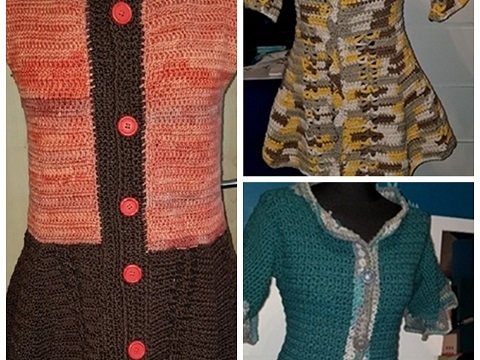 Anleitung Mantelkleid Mona Grösse von 36 - 44 anpassbar