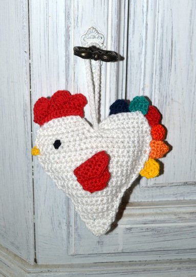 HERZVOGEL * OSTERDEKORATION * HÄKELANLEITUNG