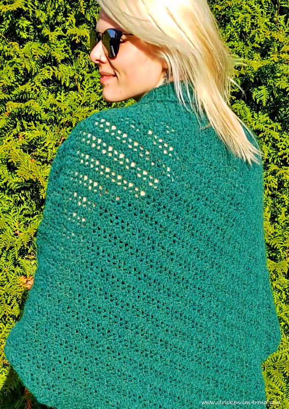 Häkelanleitung für Weste / Seelenwärmer in allen Größen | Shrug #3 GreenDay - Bild 2