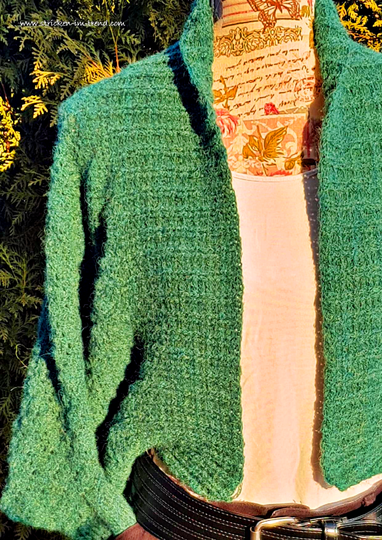 Crochet Pattern Vest / Cocoon Cardigan in All Sizes | Shrug #3 GreenDay
