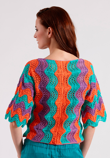 Strickanleitung Kimono-Pulli Sarabella