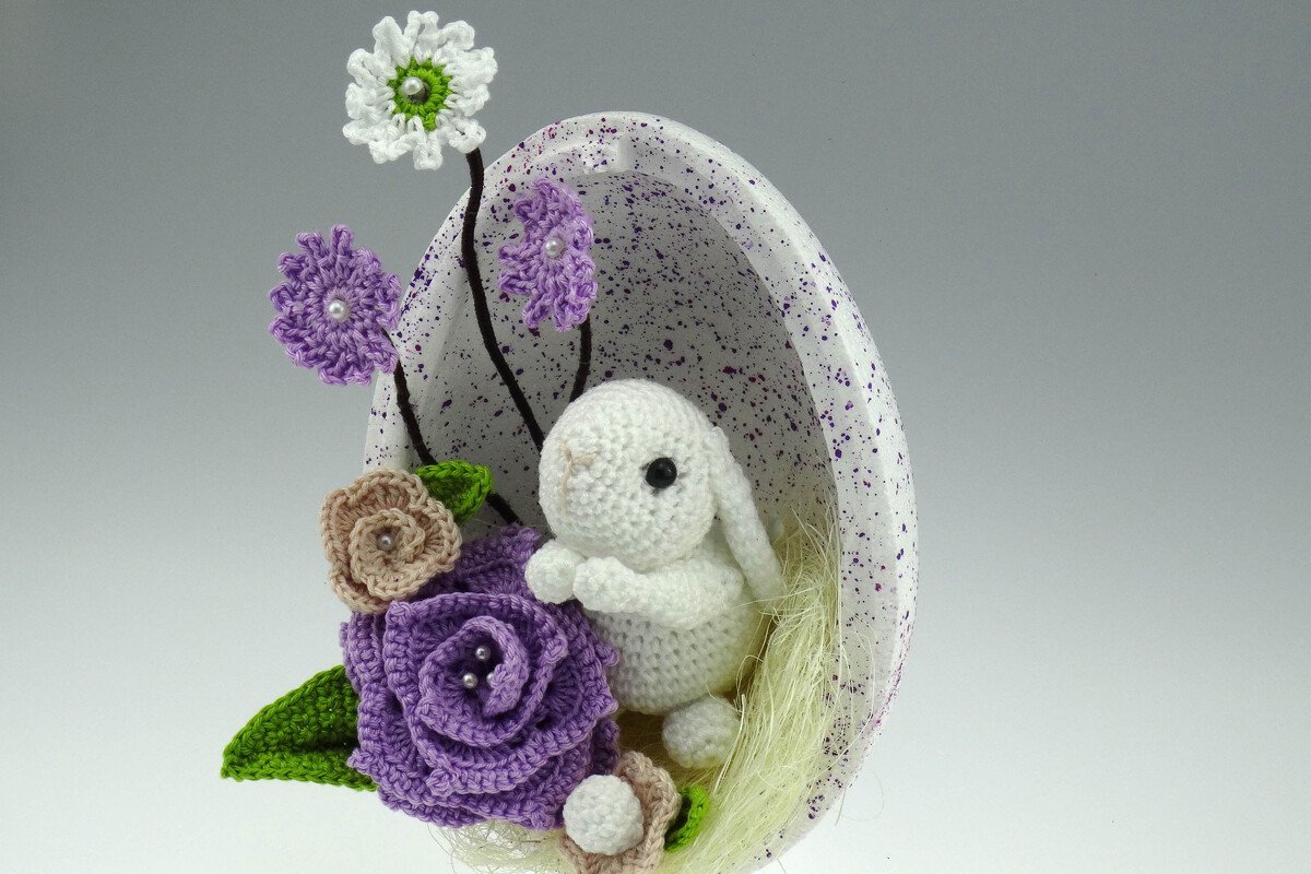 Osterei Hase Häkelanleitung Amigurumi