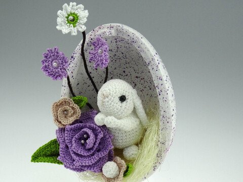 Osterei Hase Häkelanleitung Amigurumi