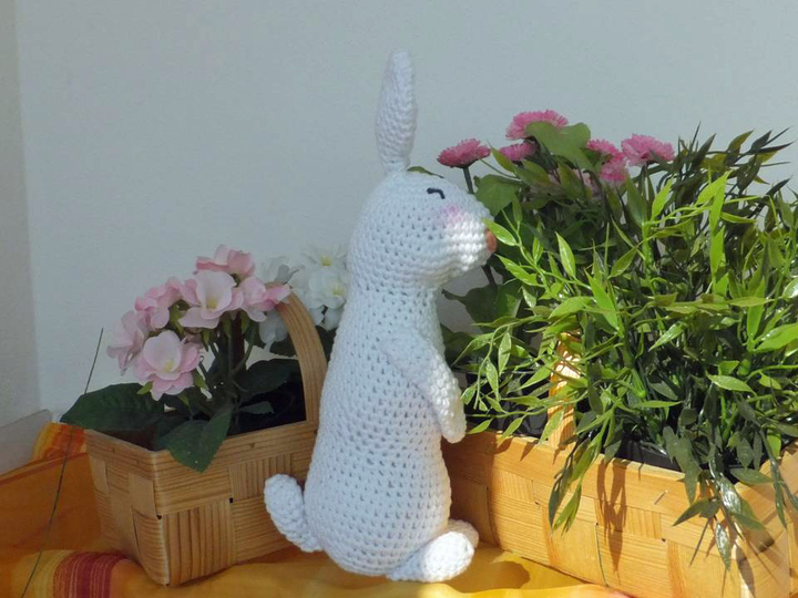 Hase Hopp Hopp zum Häkeln