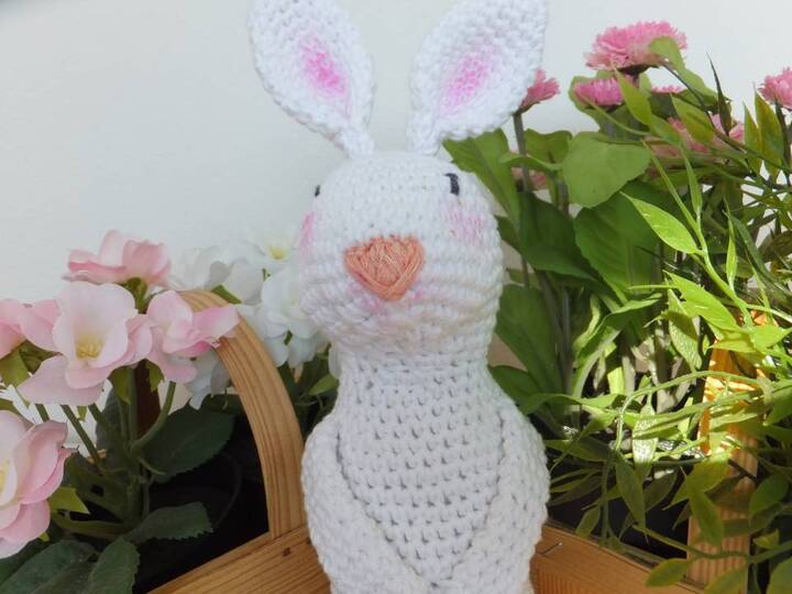 Hase Hopp Hopp zum Häkeln